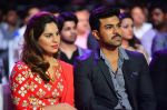 Ram Charan with wife Upasana Kamineni at the Maa awards in HICC Hyderabad on 12th June 2016